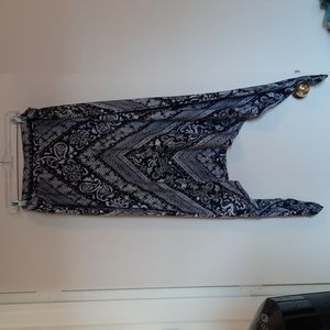 Black & White Faded Glory Skirt